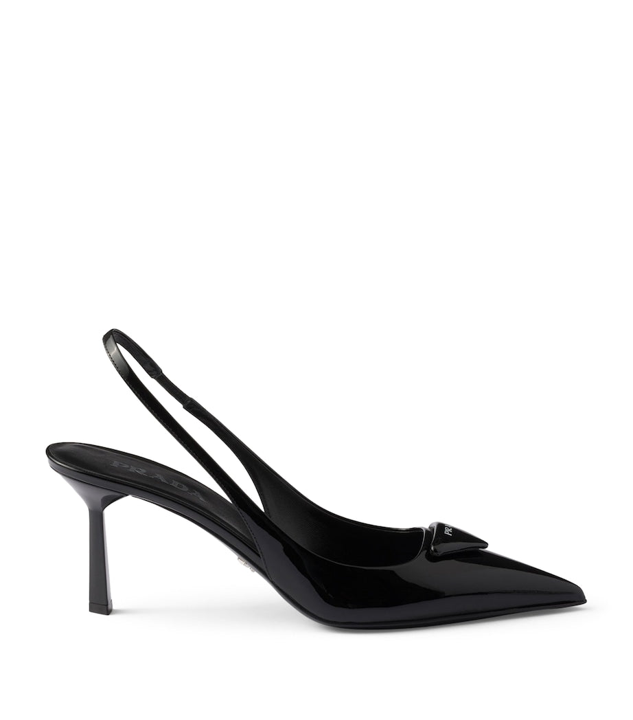 Prada Patent Leather Slingback Pumps 75