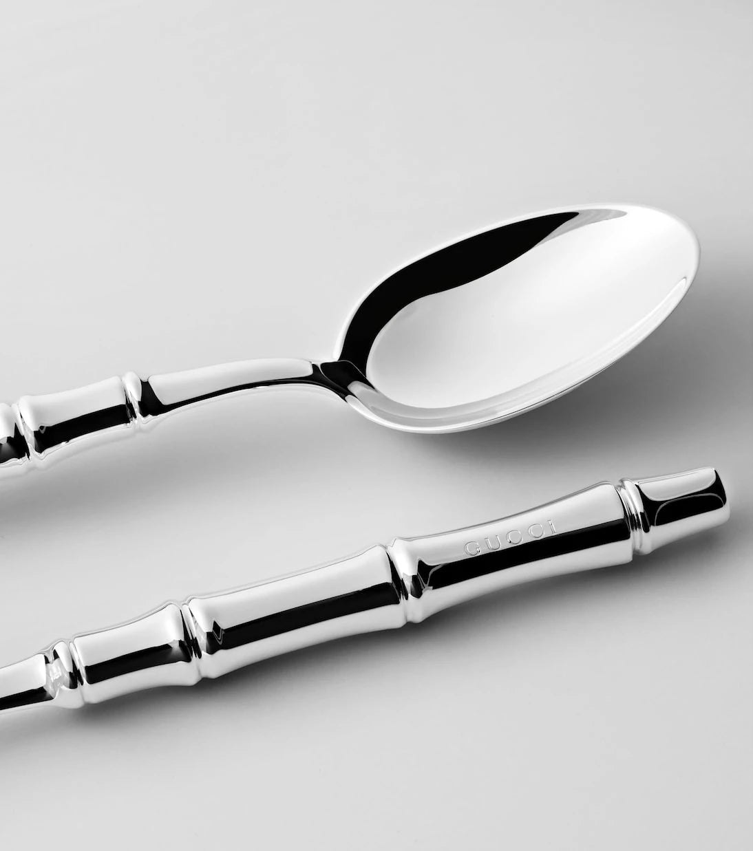 Gucci - Set of 2 silver-plated spoons