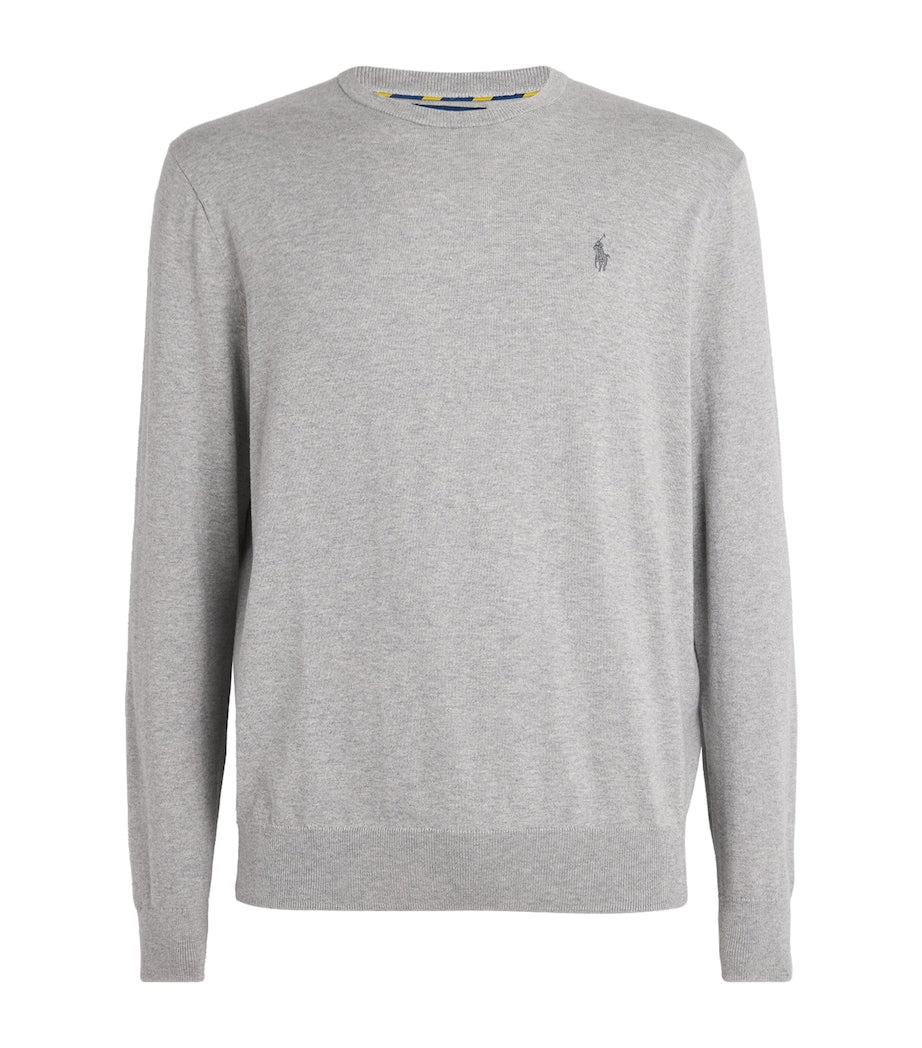 Polo Ralph Lauren Grey Pima Cotton Sweater