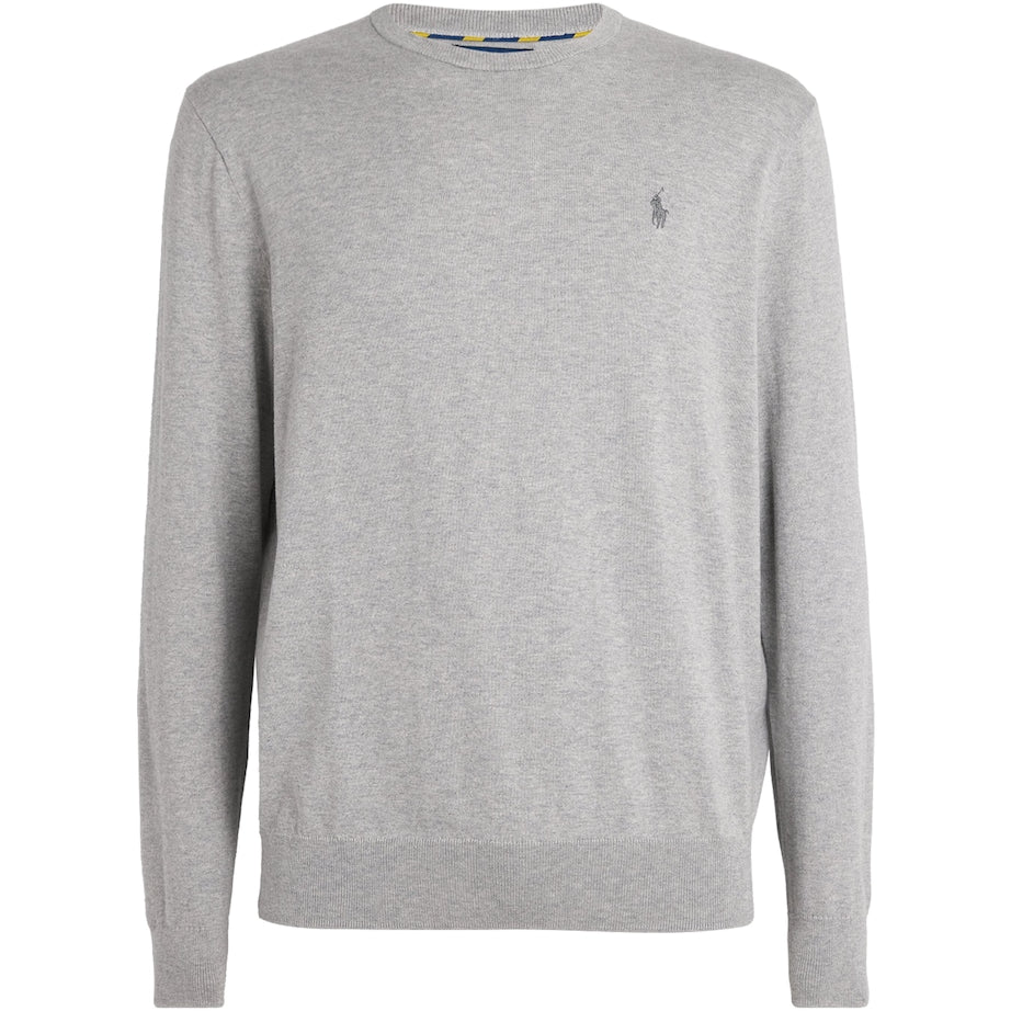 Polo Ralph Lauren Grey Pima Cotton Sweater