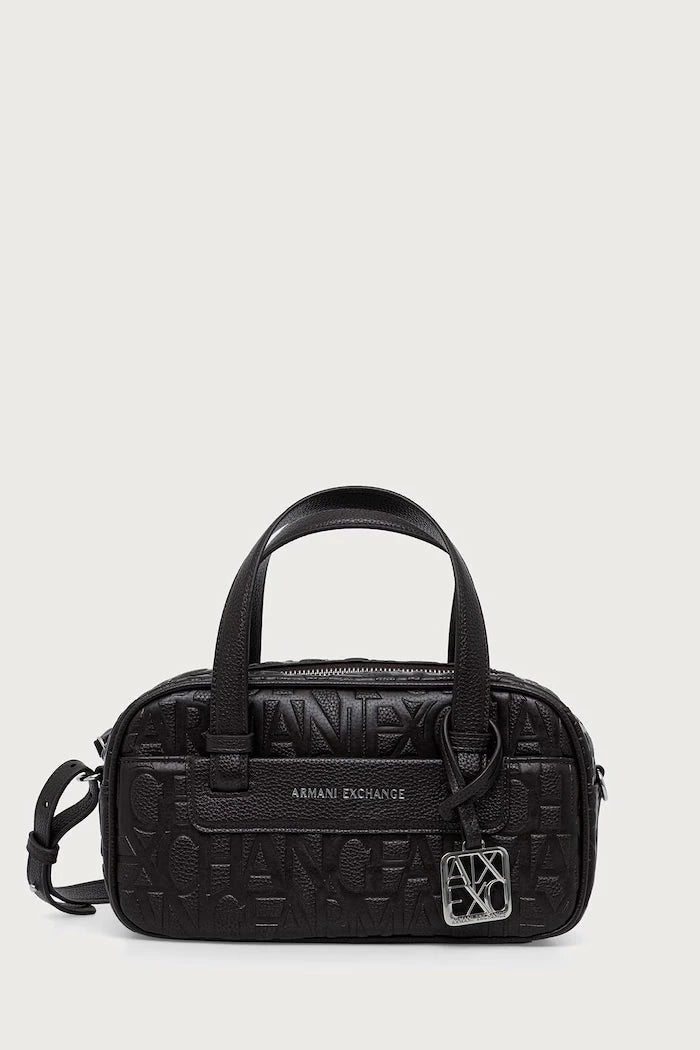 Armani Exchange kadın suni deri baguette çanta