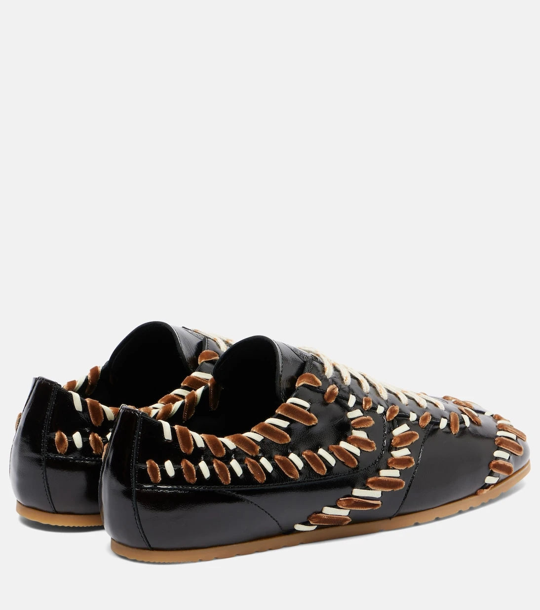 Dries Van Noten - Leather sneakers