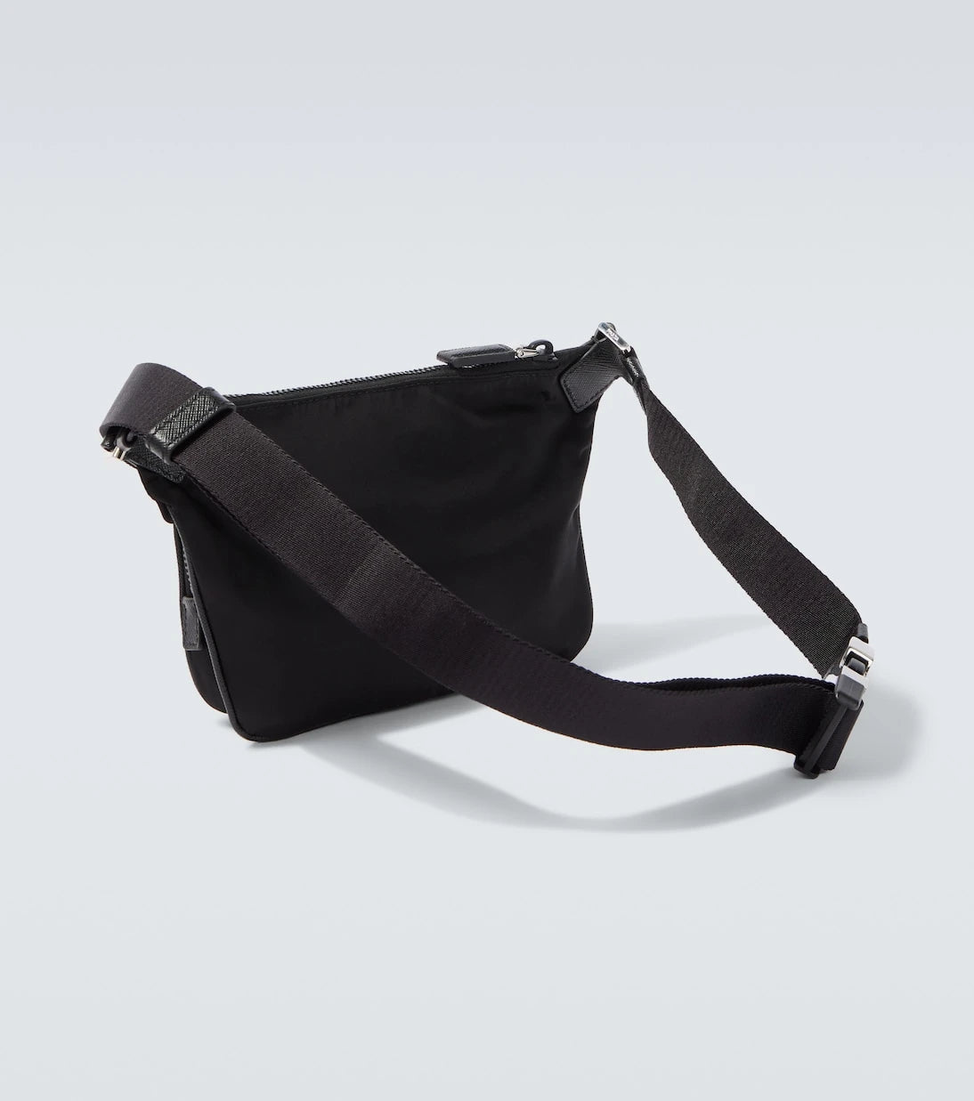 Prada - Re-Nylon leather-trimmed belt bag