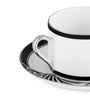 Dolce & Gabbana Casa Set of 2 Zebra Teacups and Saucers