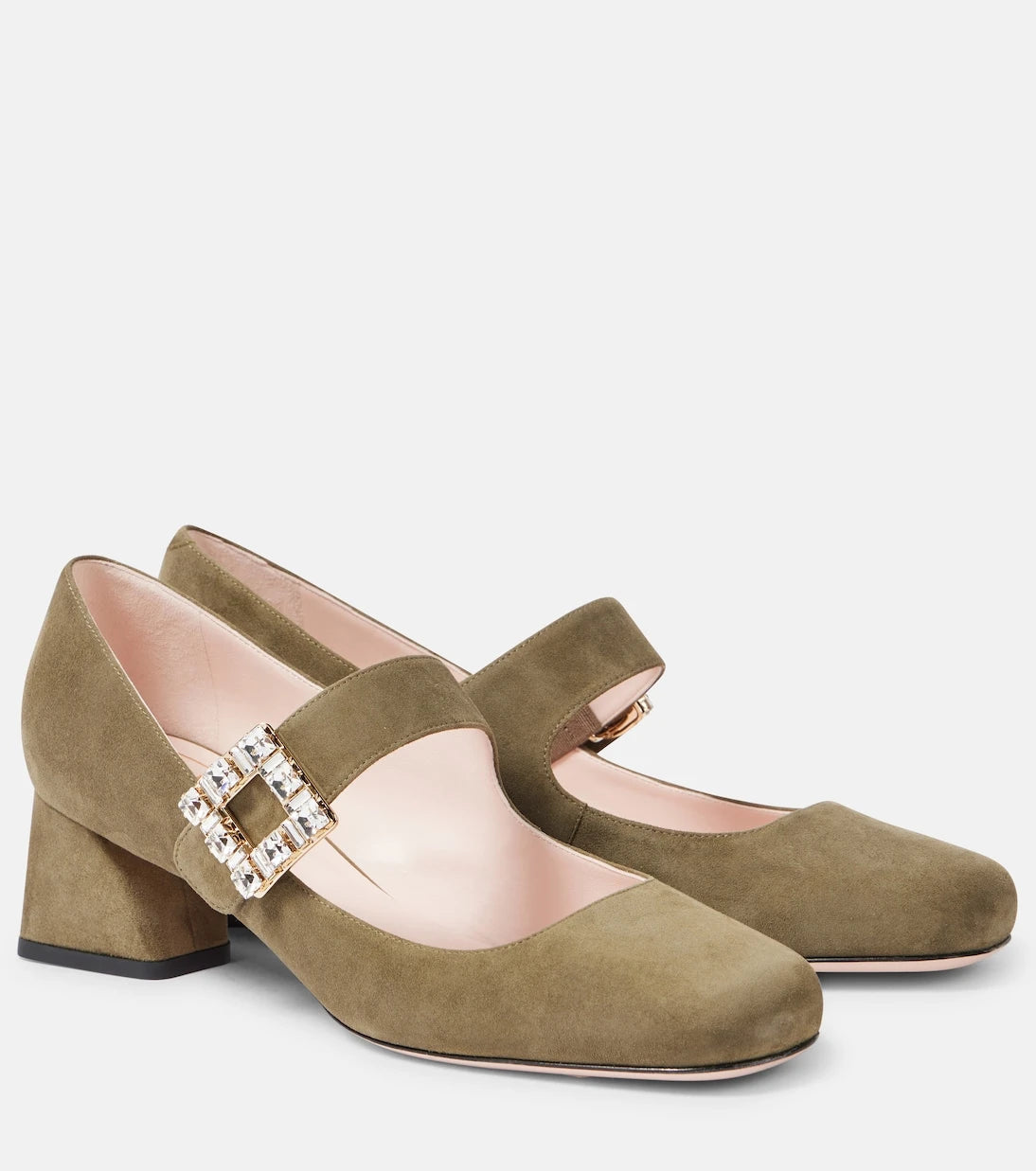 Roger Vivier - Trés Vivier 45 suede pumps