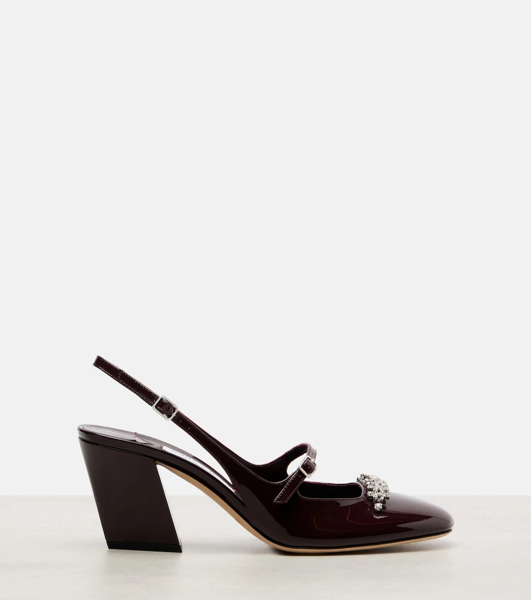 Jimmy Choo - Belinda 70 patent leather slingback pumps