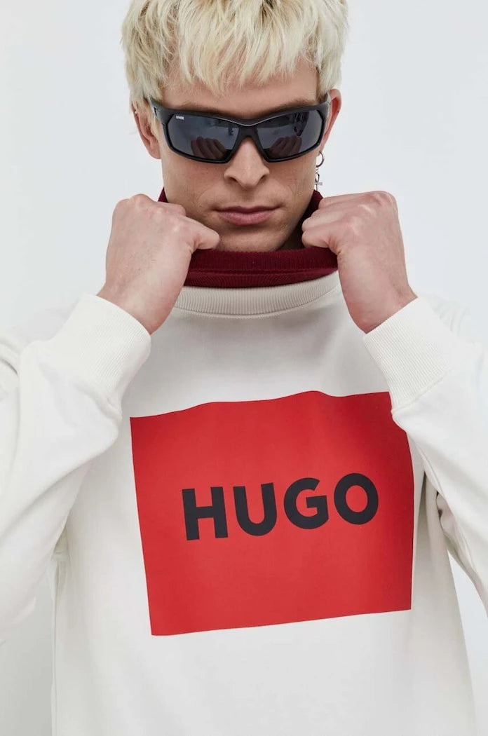 HUGO Pamuklu Sweatshirt