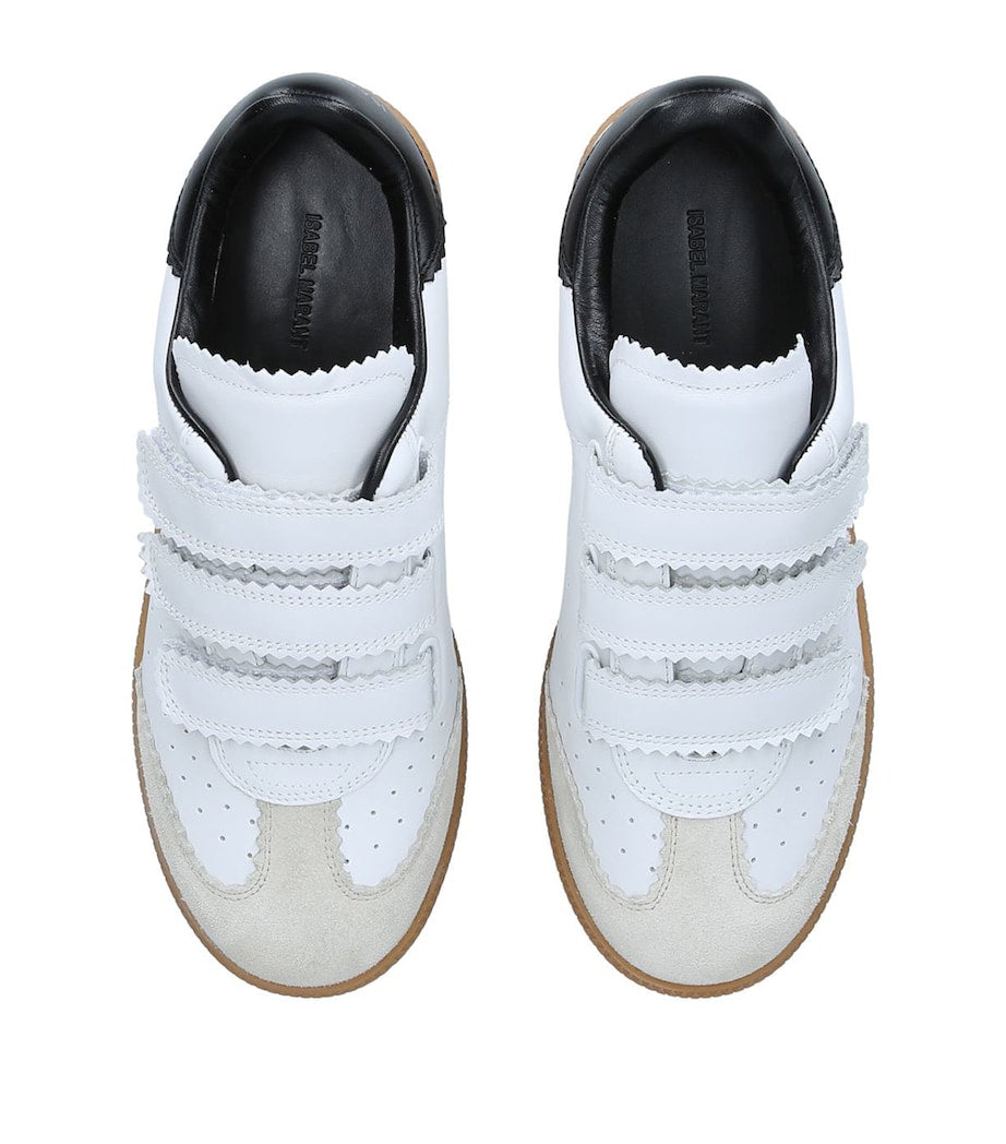 Isabel Marant White Leather Beth Sneakers
