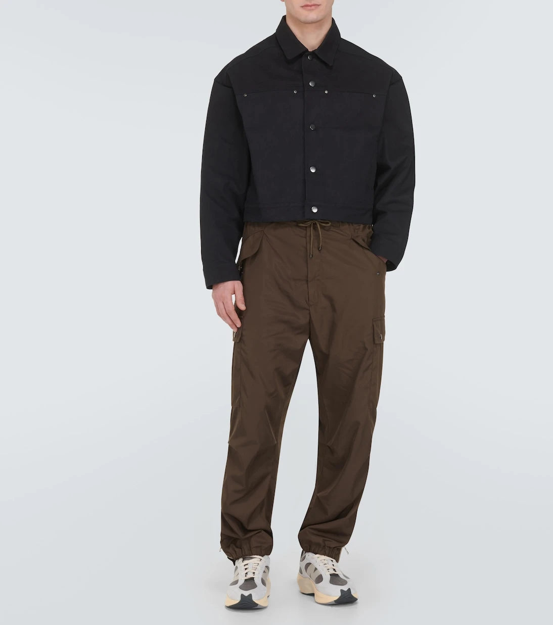 New Balance - WRPD Runner suede-trimmed sneakers