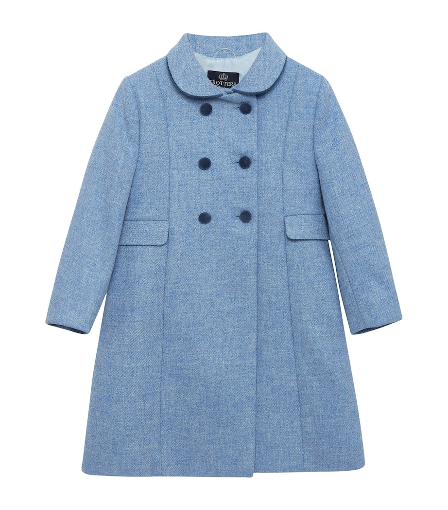Wool Double-Breasted Coat (6-11 Years)