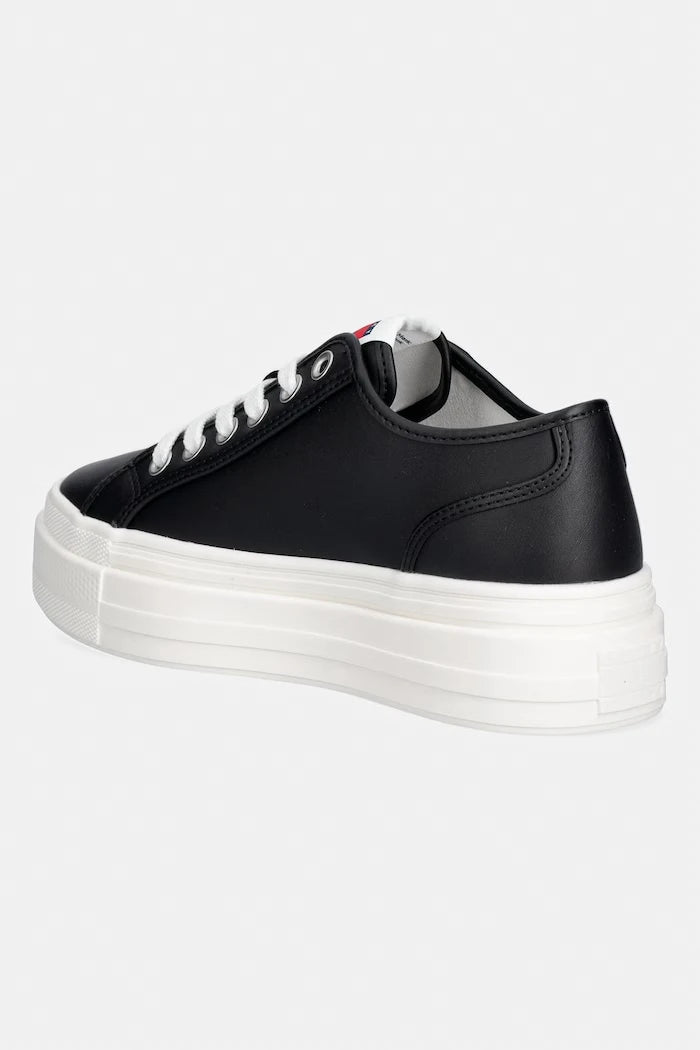 Tommy Jeans TJW FLATFORM SNEAKER LTR kadın deri düşük kesim sneaker