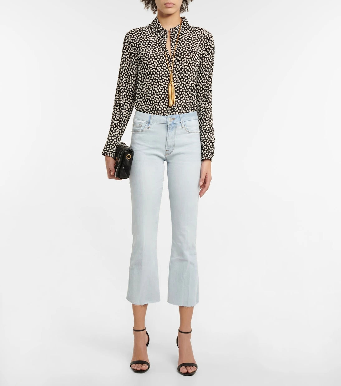 Frame - Le Crop Mini Boot normal bel kot pantolon