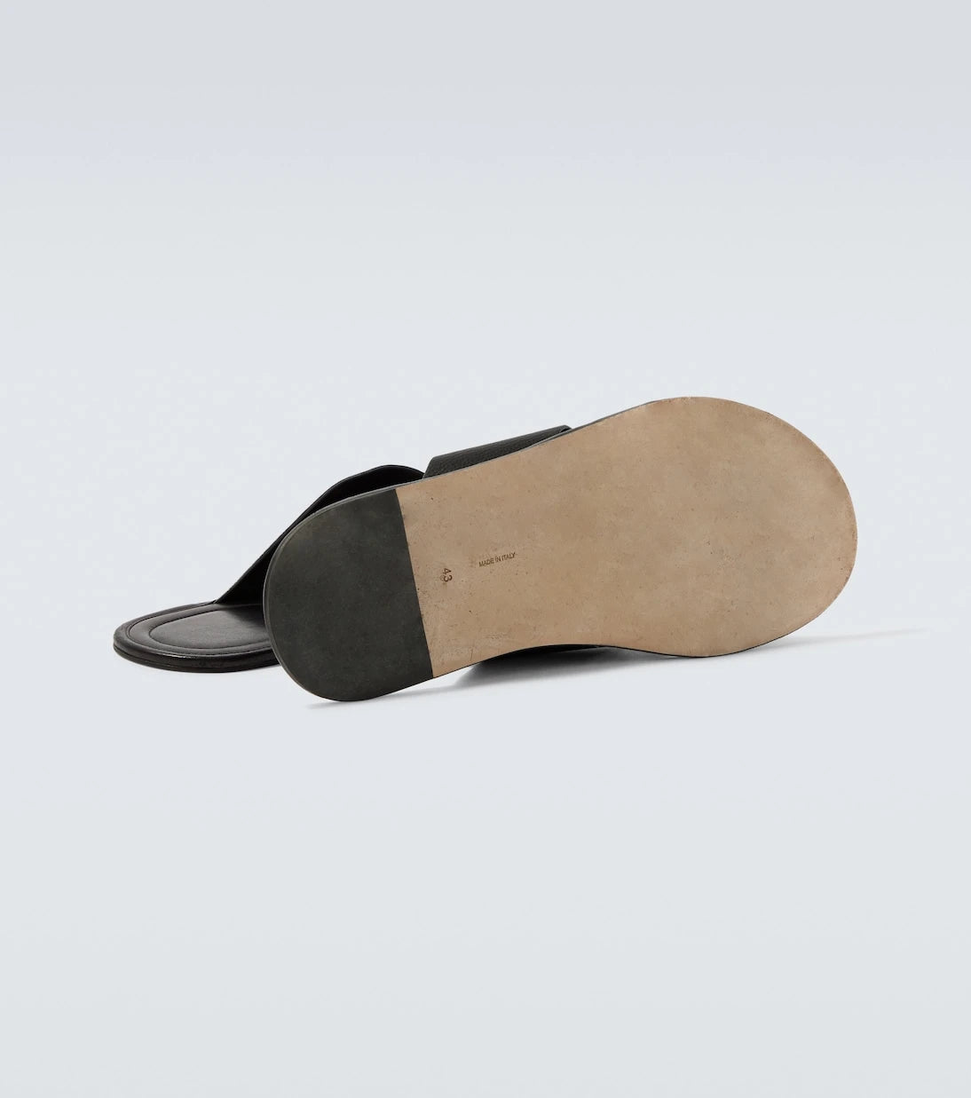 The Row - Malick Cross leather sandals