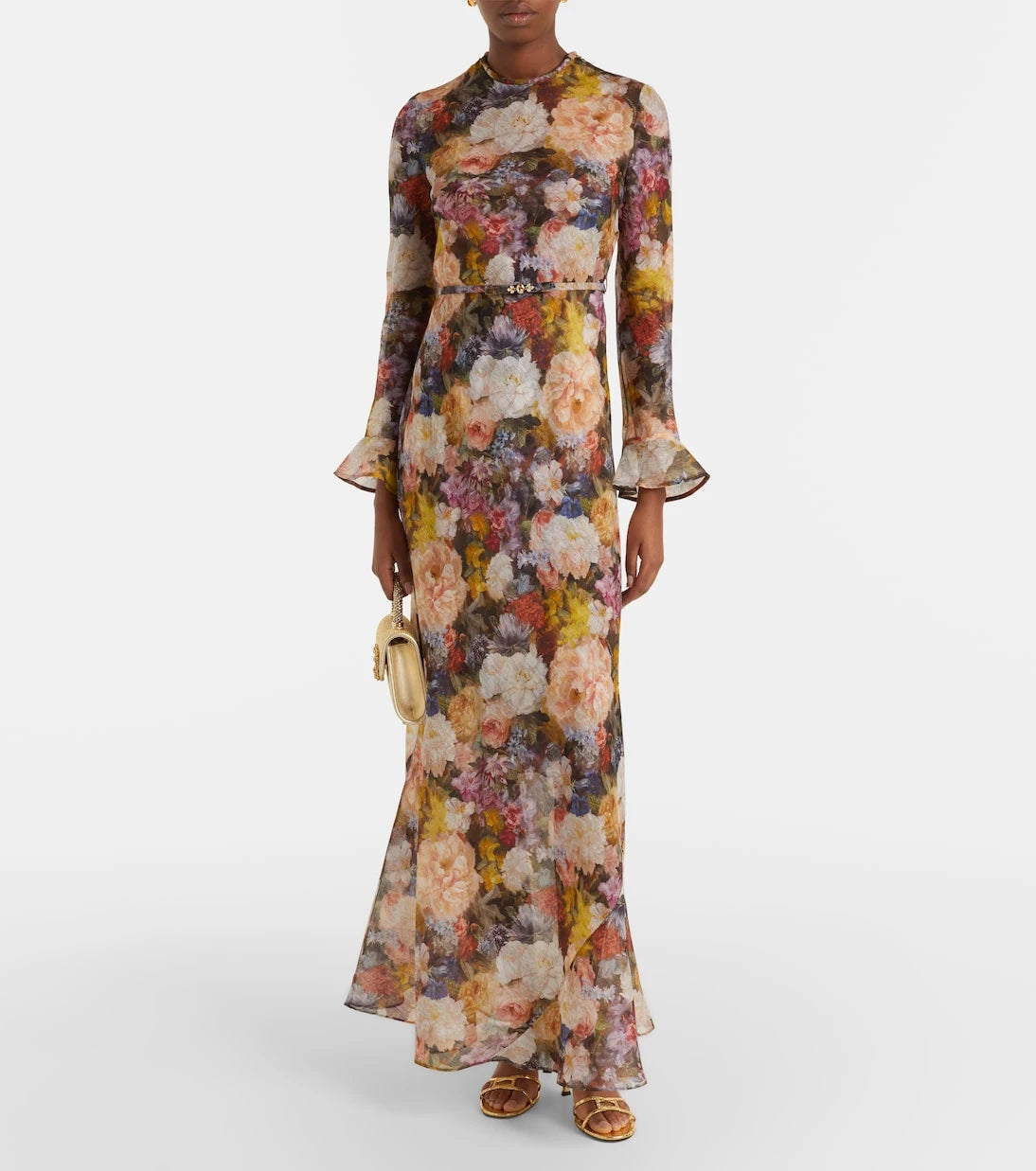 Zimmermann - Alchemy belted floral maxi dress