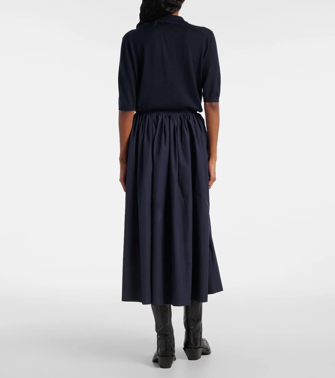 Gabriela Hearst - Chiara cotton midi skirt