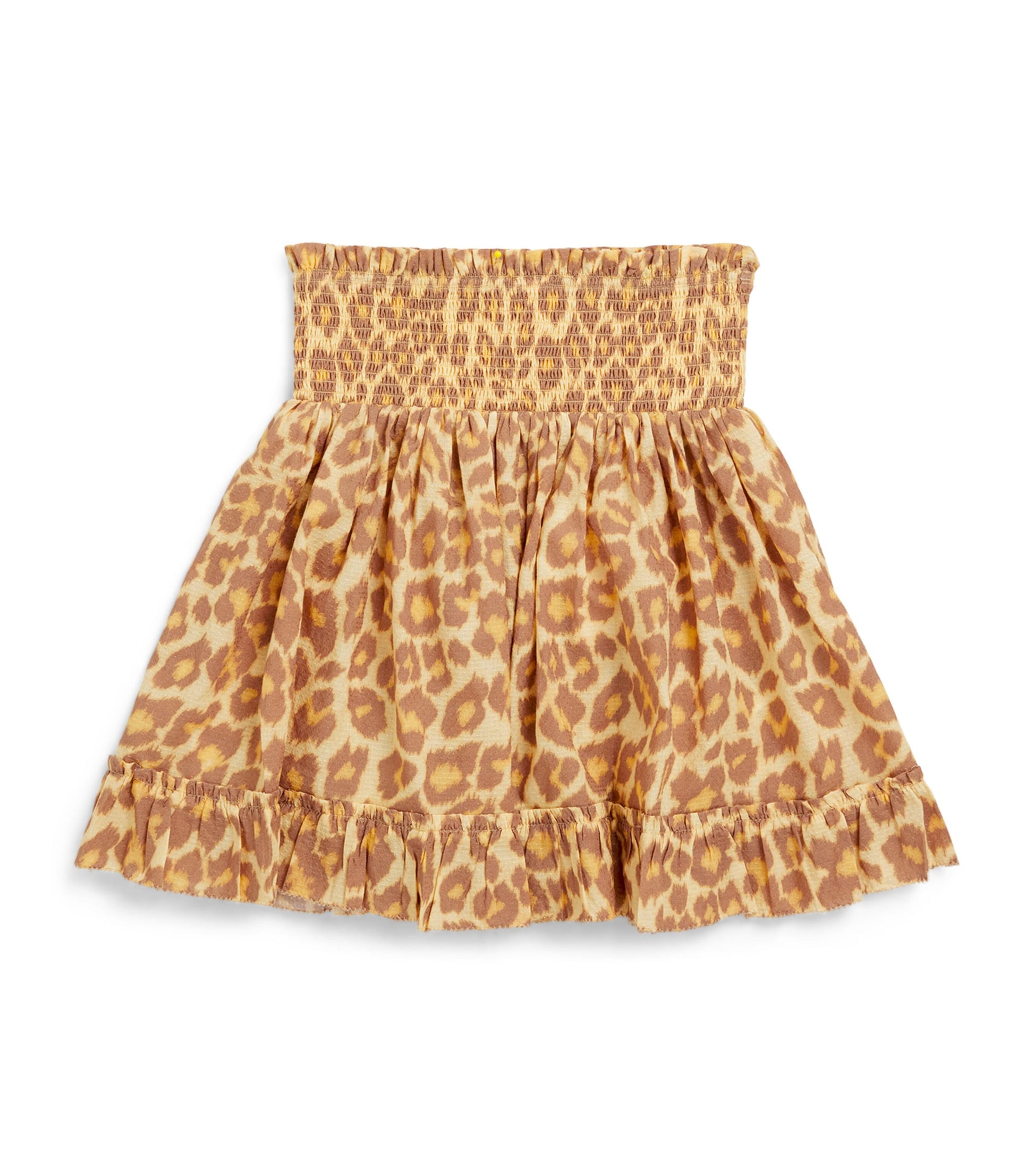 Zimmermann Kids Cotton Leopard Print Skirt (1-12 Years)