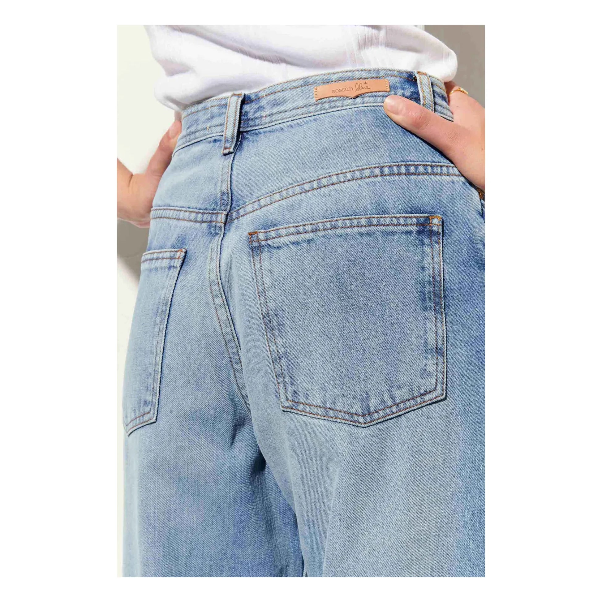 Sessùn - Baggou Jeans | Light blue