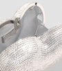 Judith Leiber Silver L'Amour Petit Cœur Clutch Bag