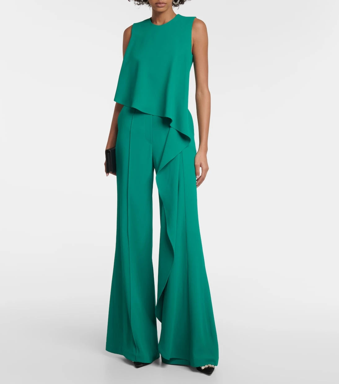 Elie Saab - Draped wide-leg jumpsuit
