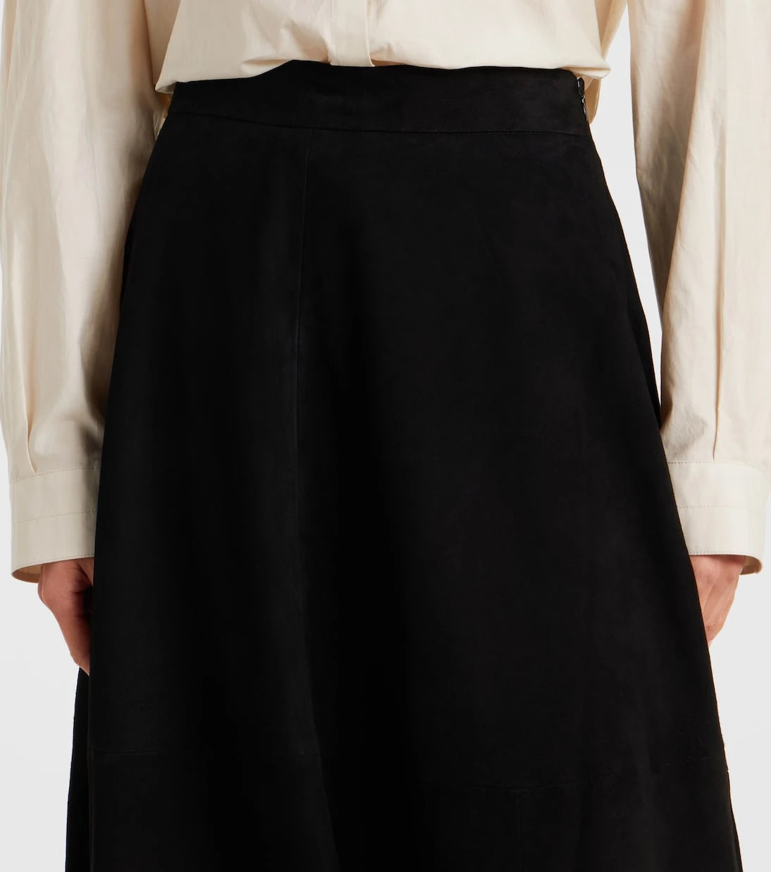 Róhe - Suede midi skirt