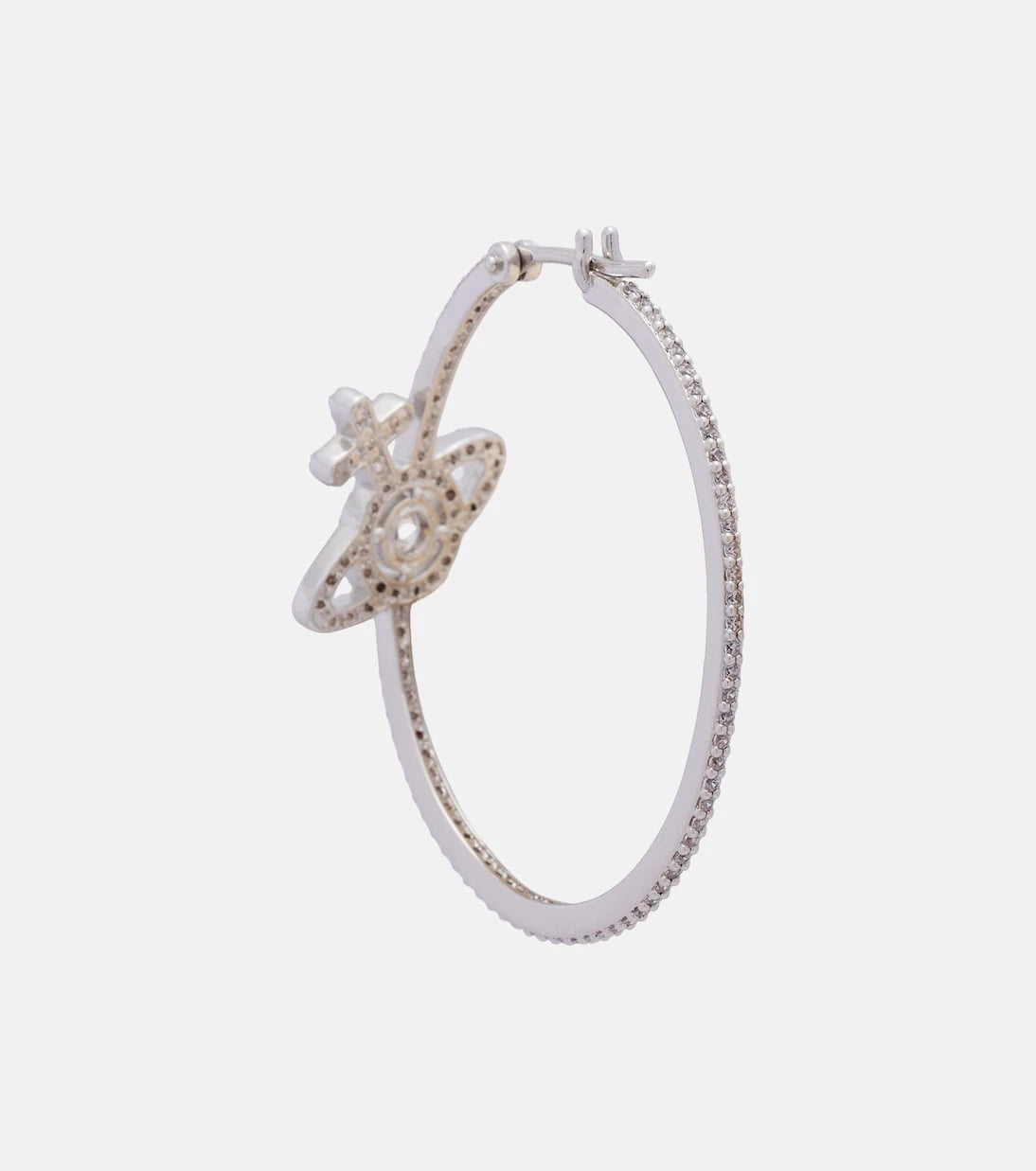 Vivienne Westwood - Orb embellished hoop earrings