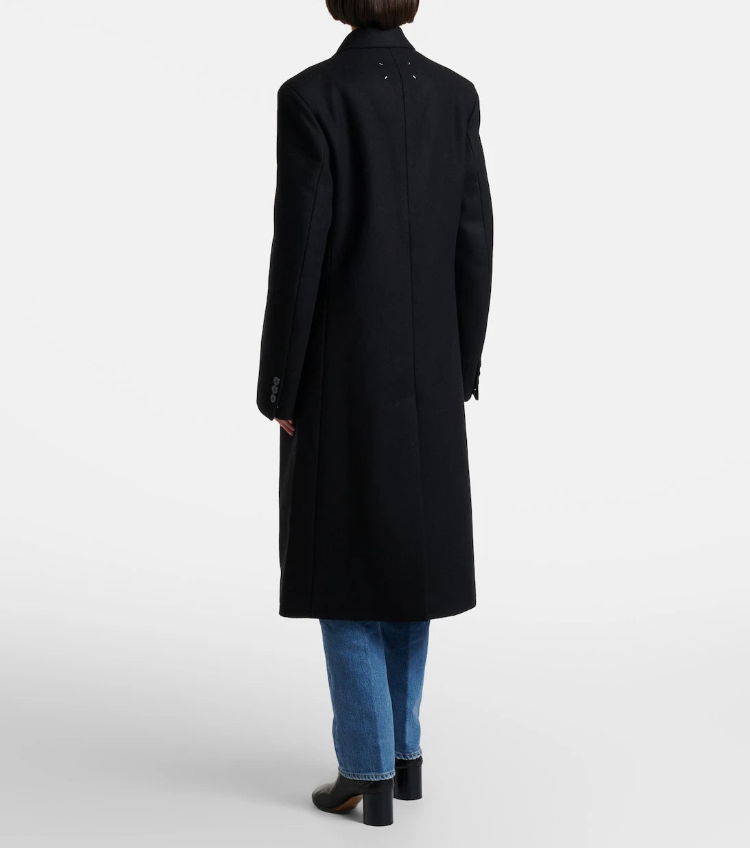 Maison Margiela - Double-breasted virgin wool coat