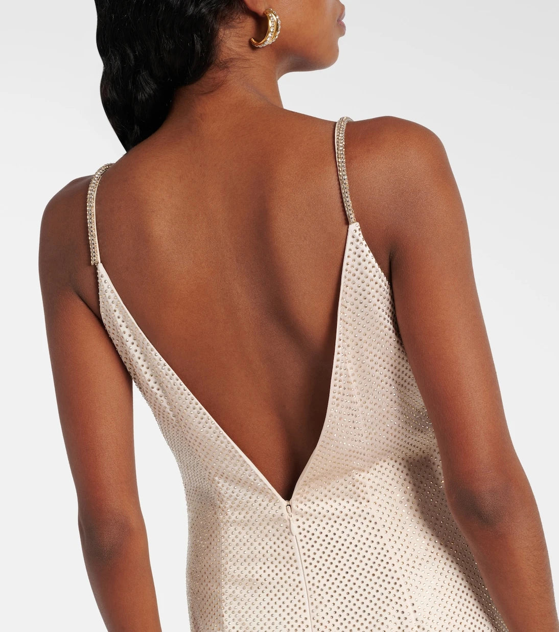Roland Mouret - Embellished satin gown