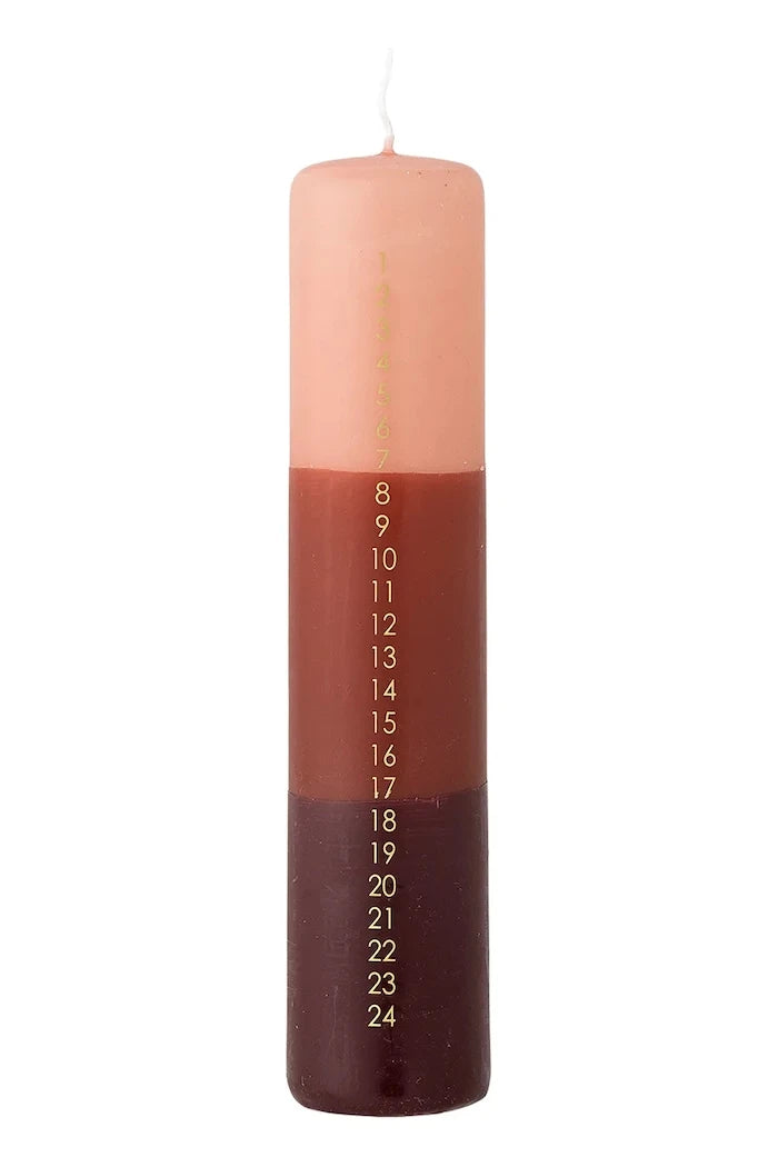 Адвентна свещ Bloomingville Dip Dye Candle 5 x 25 cm