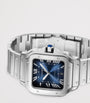 Large Steel Santos de Cartier Watch 39.8mm