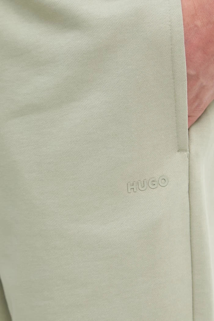 HUGO erkek pamuklu kısa eşofman şortu Dayono