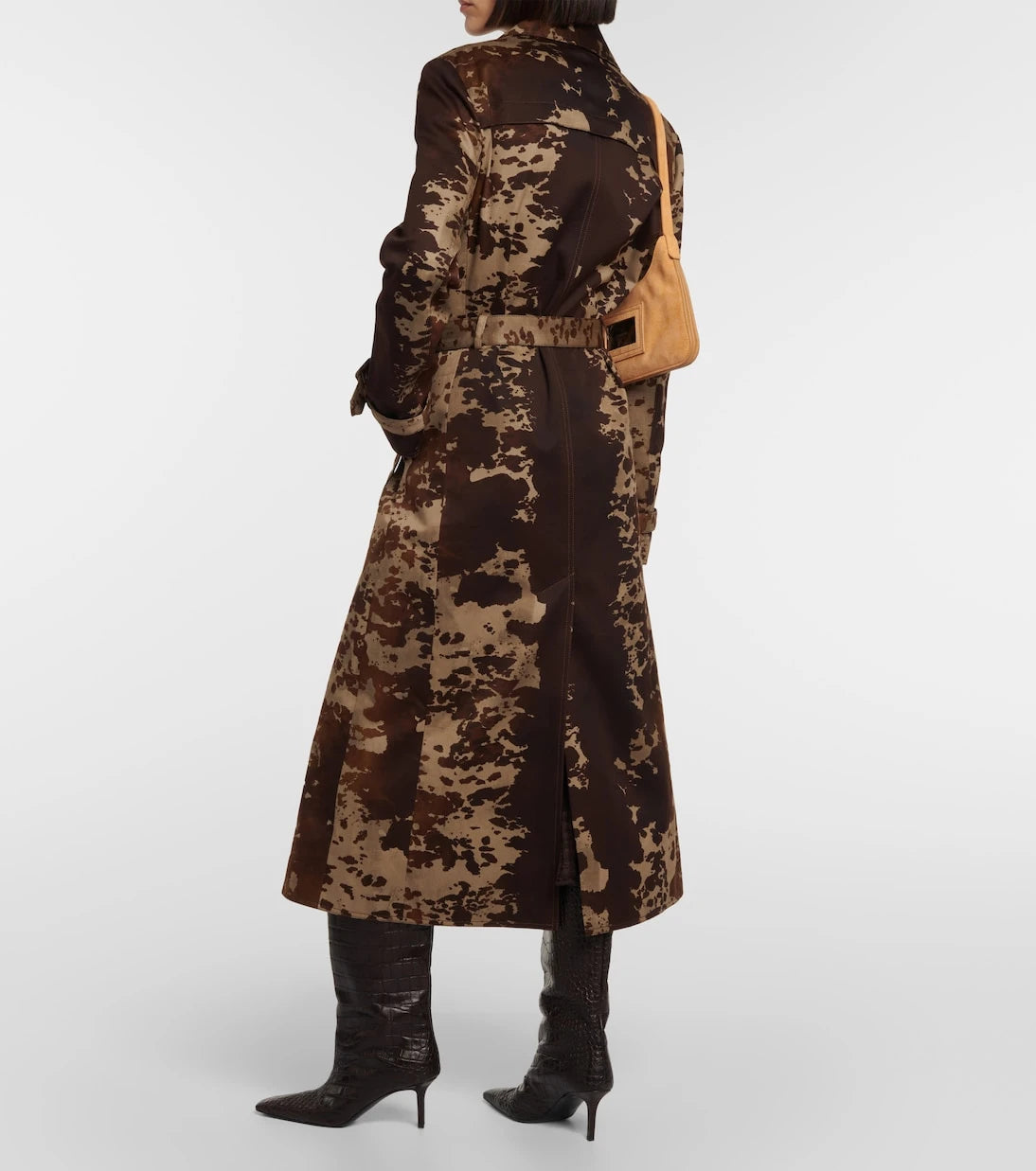 Acne Studios - Cow-print cotton trench coat