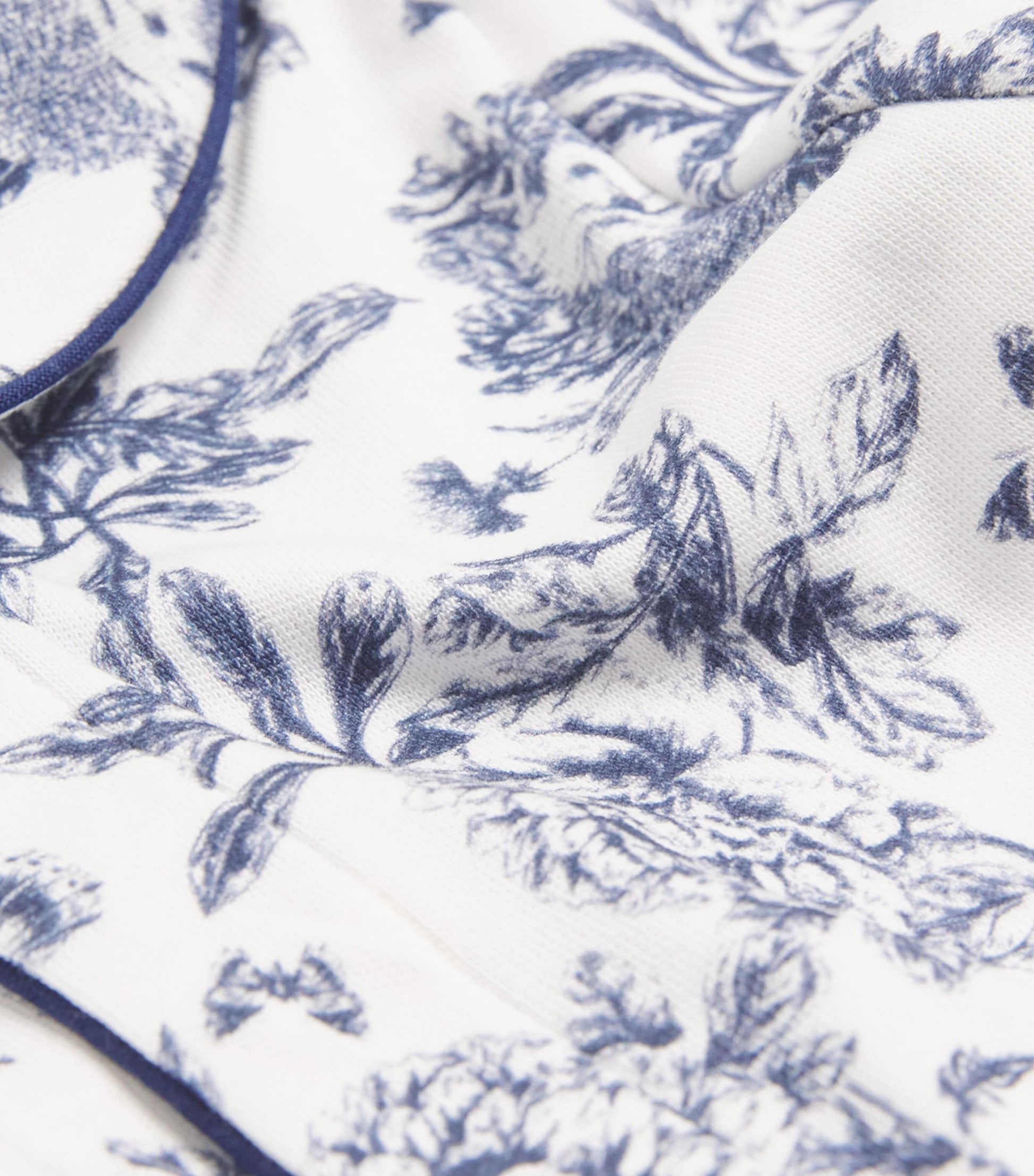 Cotton Toile de Jouy Sleepsuit (0-24 Months)