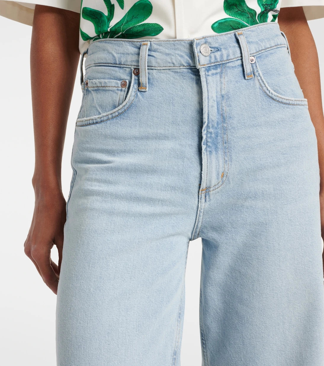 Agolde - Ren high-rise wide-leg jeans