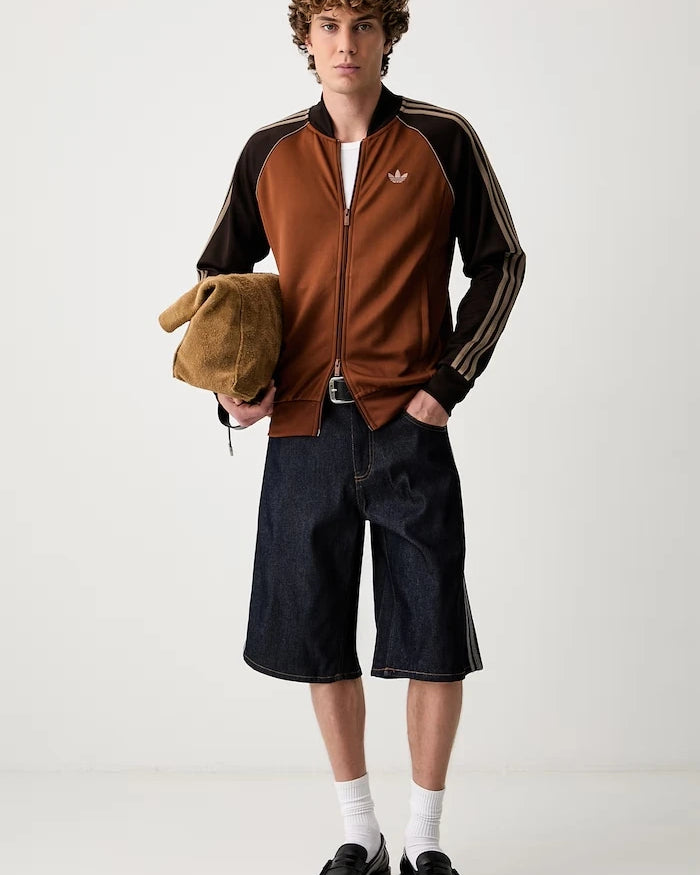 adidas Originals Firebird Erkek Denim Bermuda Şort