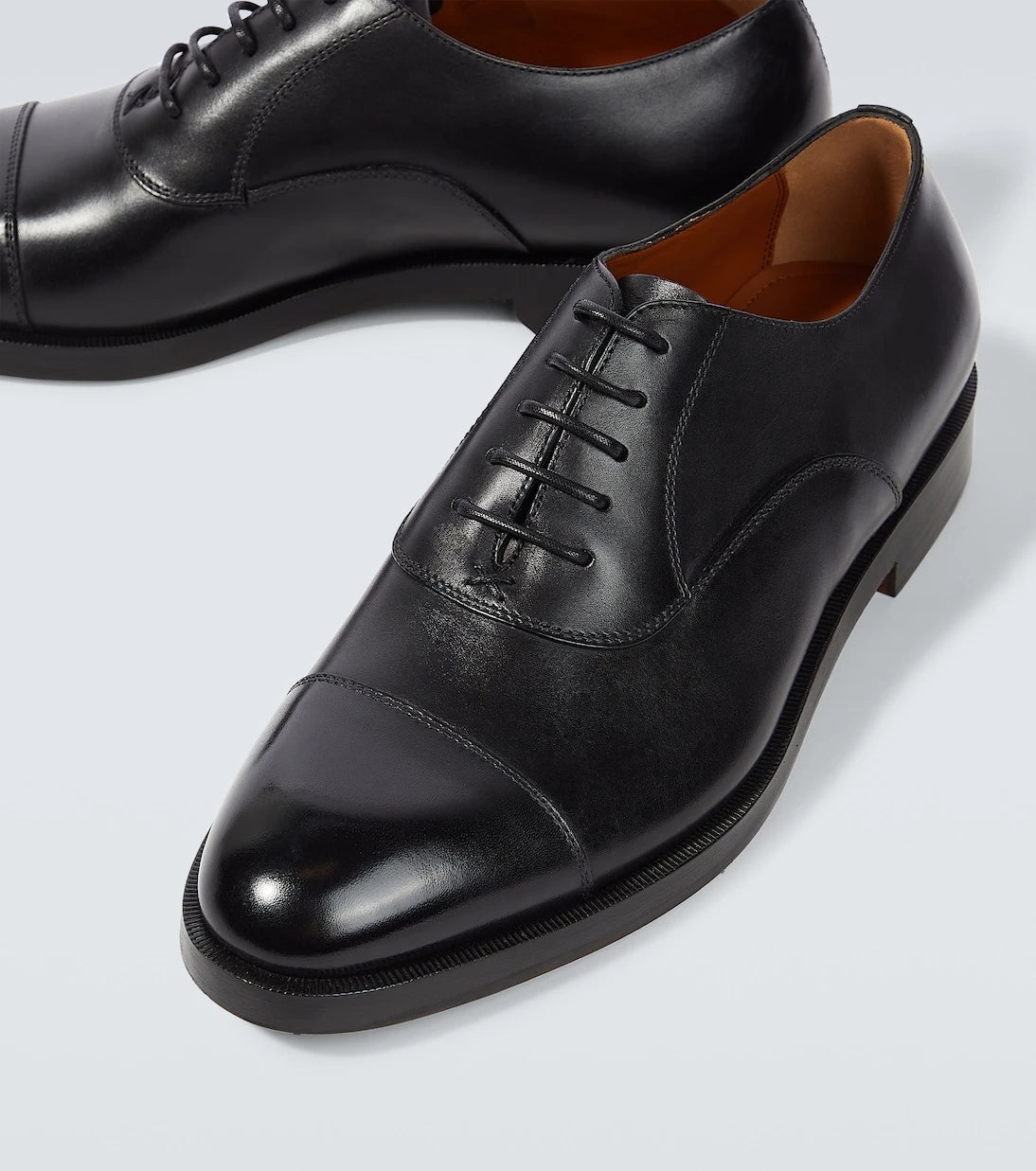 Zegna - Oxford leather shoes