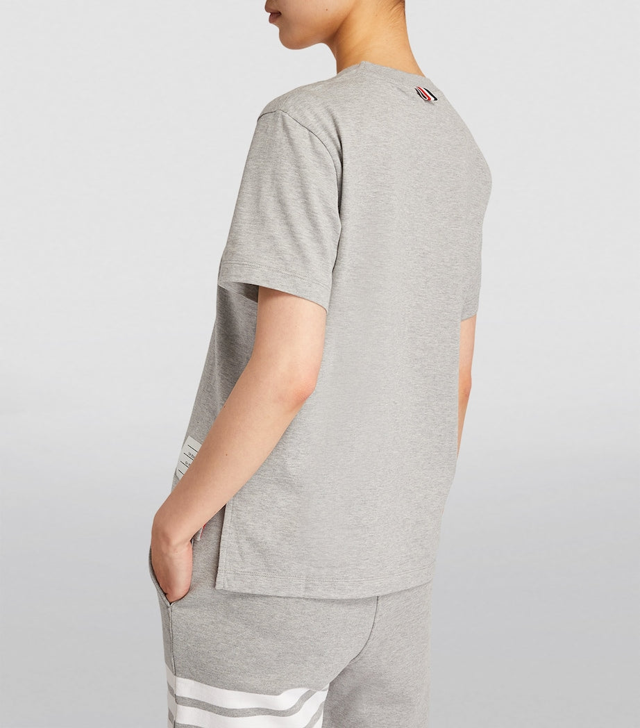 Grey Name Patch T-Shirt