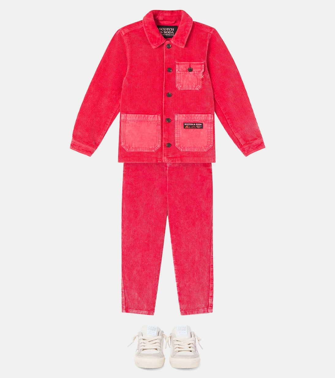 Scotch & Soda Kids - Cotton corduroy pants
