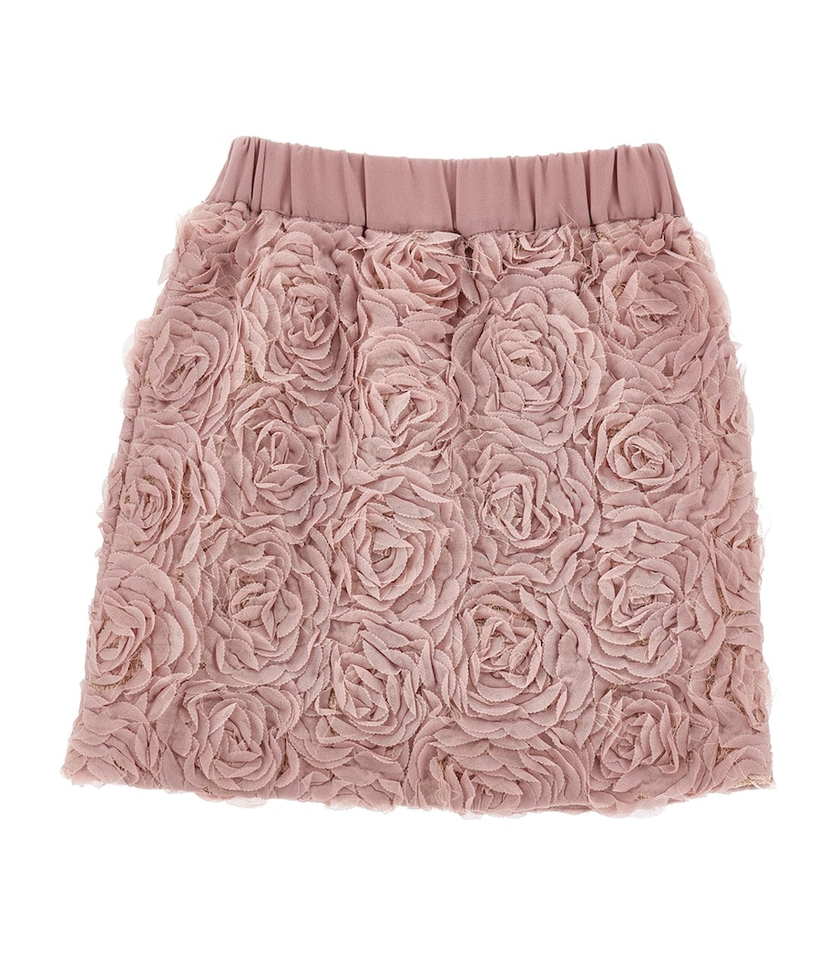 Monnalisa Tulle Flower Skirt (2-16 Years)