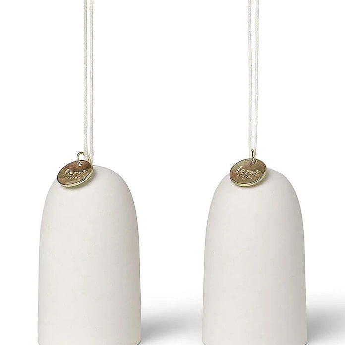 Коледна украса ferm LIVING Bell Ceramic Ornaments (2 броя)