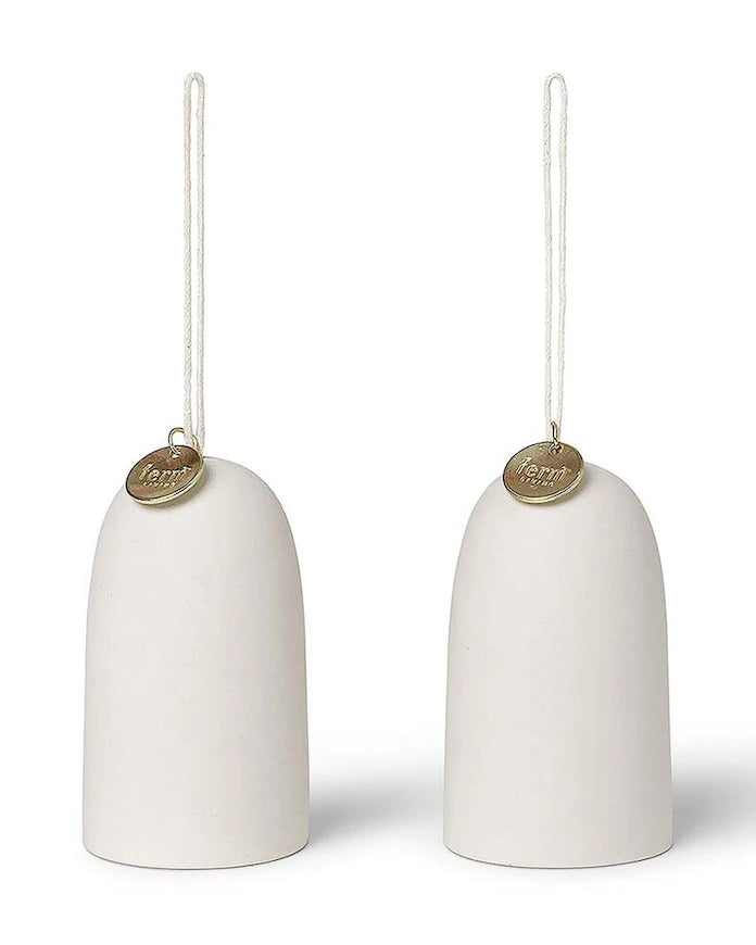 ferm LIVING Bell Seramik Süsler (2'li)