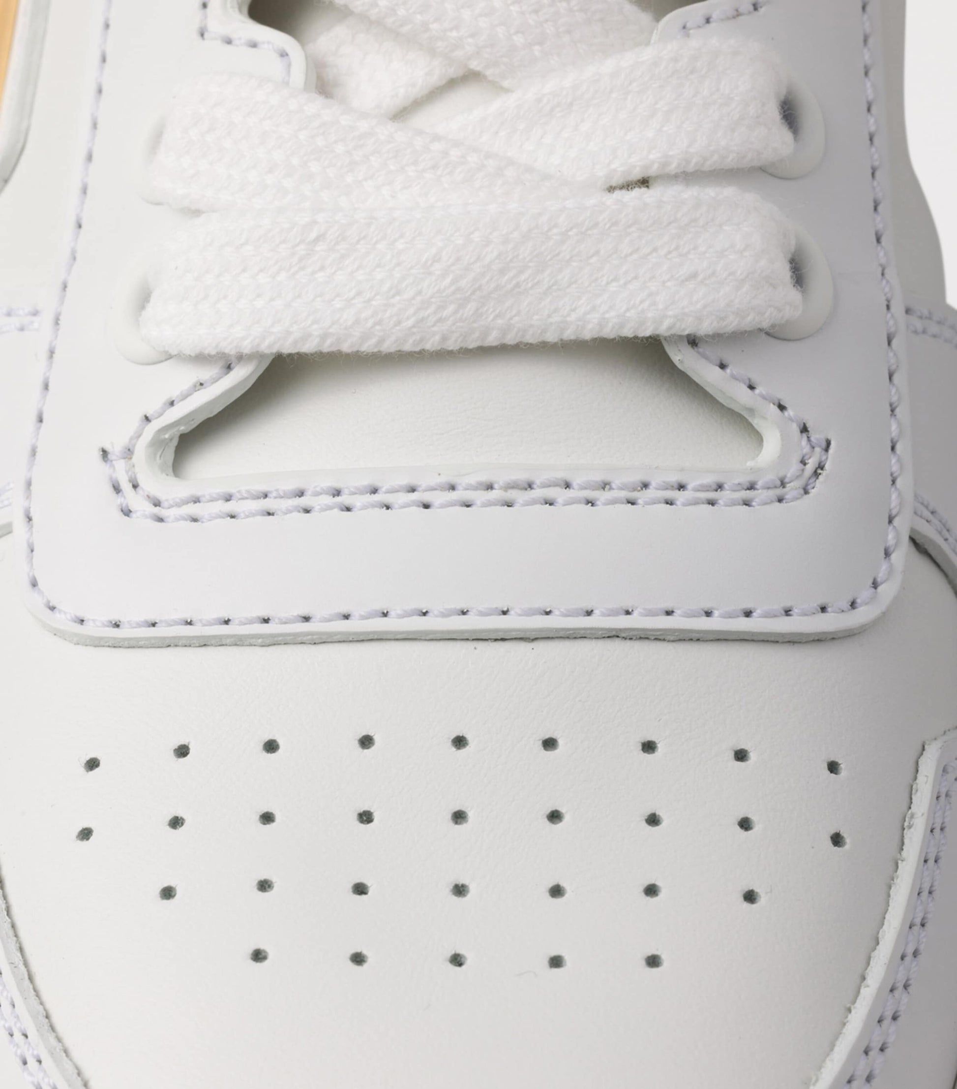 White Leather Downtown Sneakers