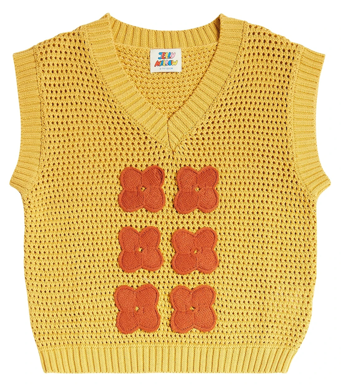Jellymallow - Fruit intarsia cotton vest