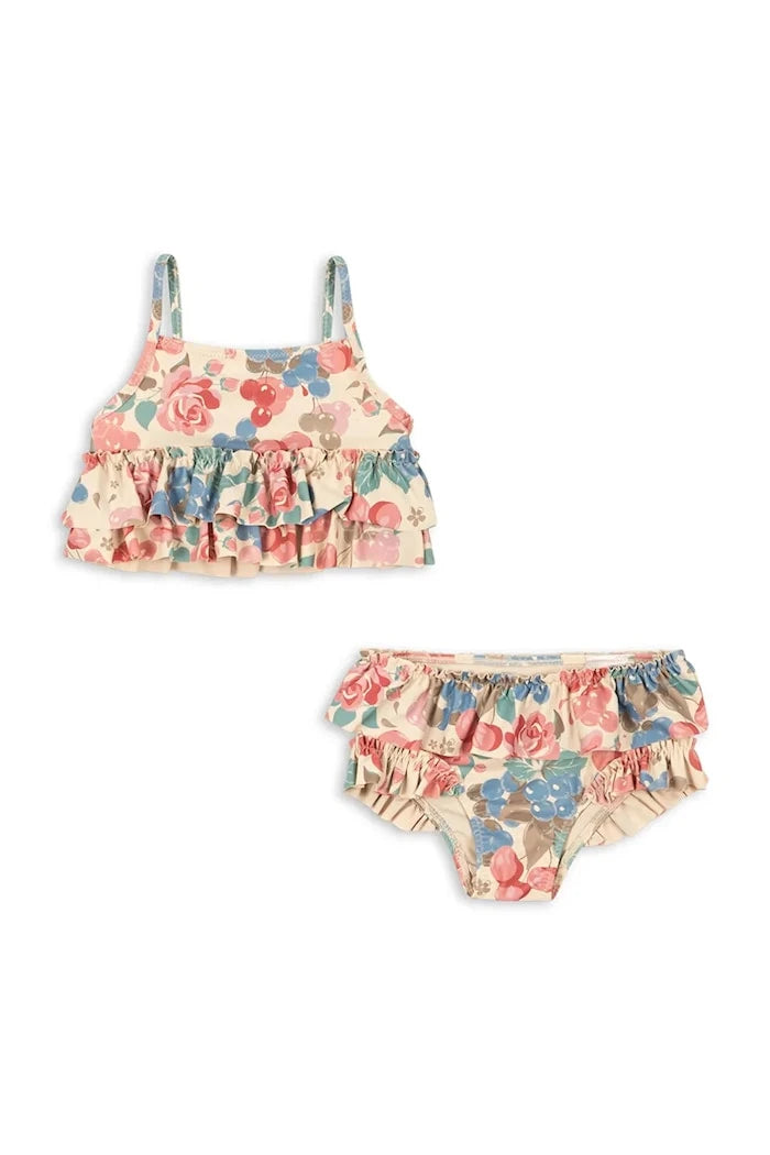 Konges Sløjd MANUCA FRILL BIKINI GRS İki Parçalı Çocuk Mayo