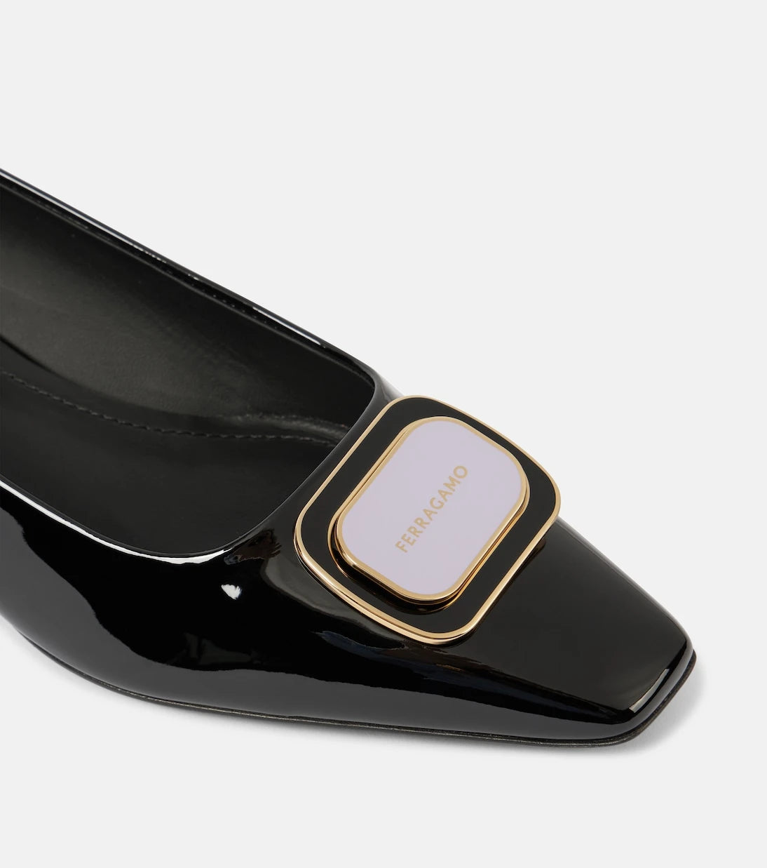 Ferragamo - Venera patent leather ballet flats