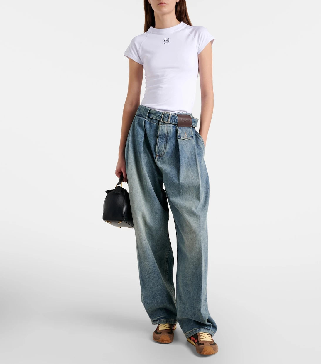 Loewe - Anagram cotton-blend T-shirt