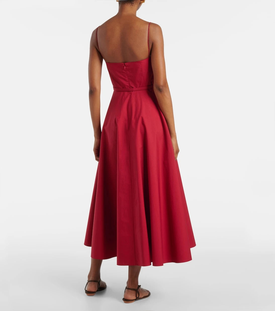 Roland Mouret - Cotton poplin midi dress