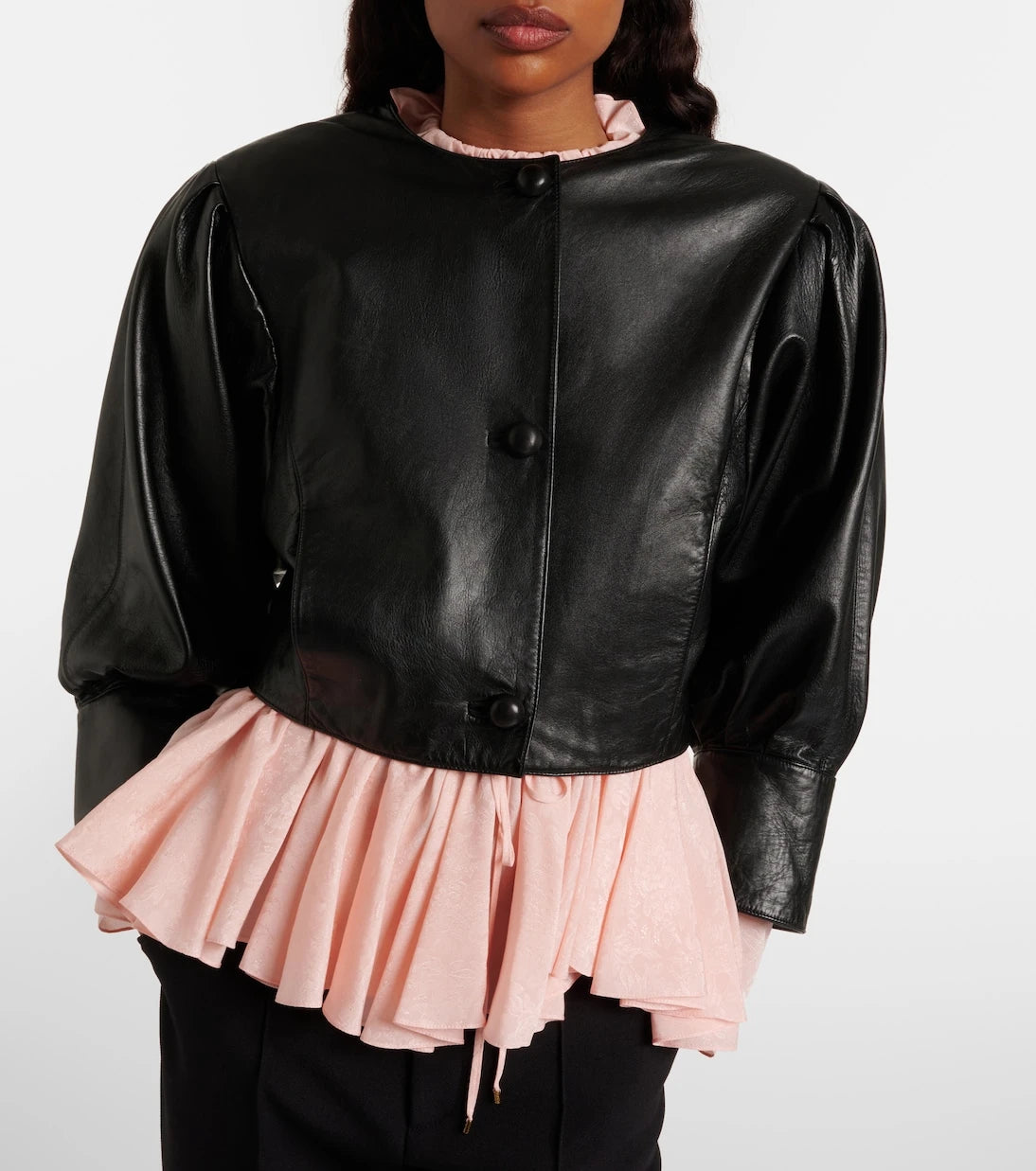 Chloé - Cropped leather jacket