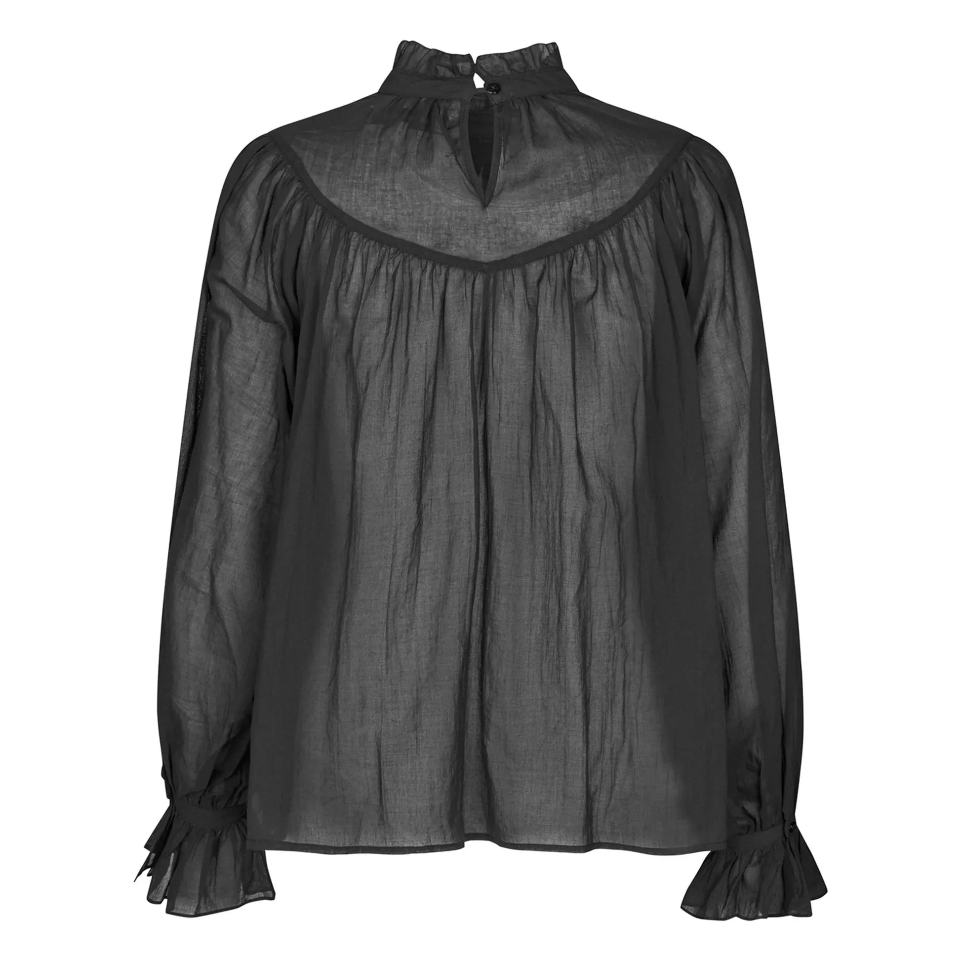 Lollys Laundry - Presley Cotton Blouse | Black