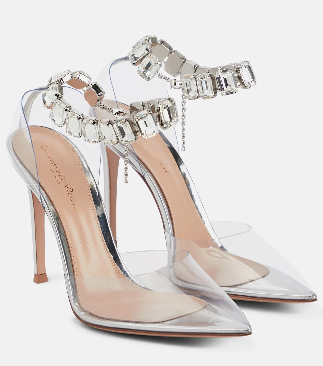 Gianvito Rossi - Embellished PVC pumps