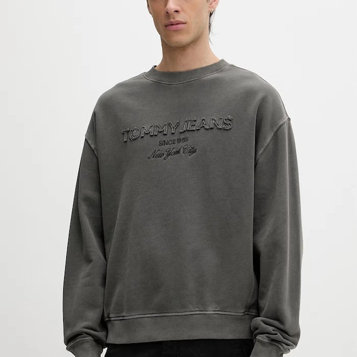Tommy Jeans erkek pamuklu sweatshirt